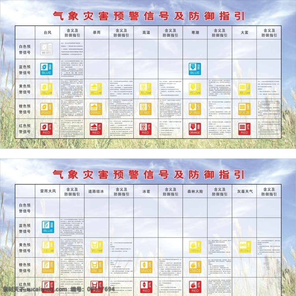 天气预警 天气 预警 图标 展板模板 矢量