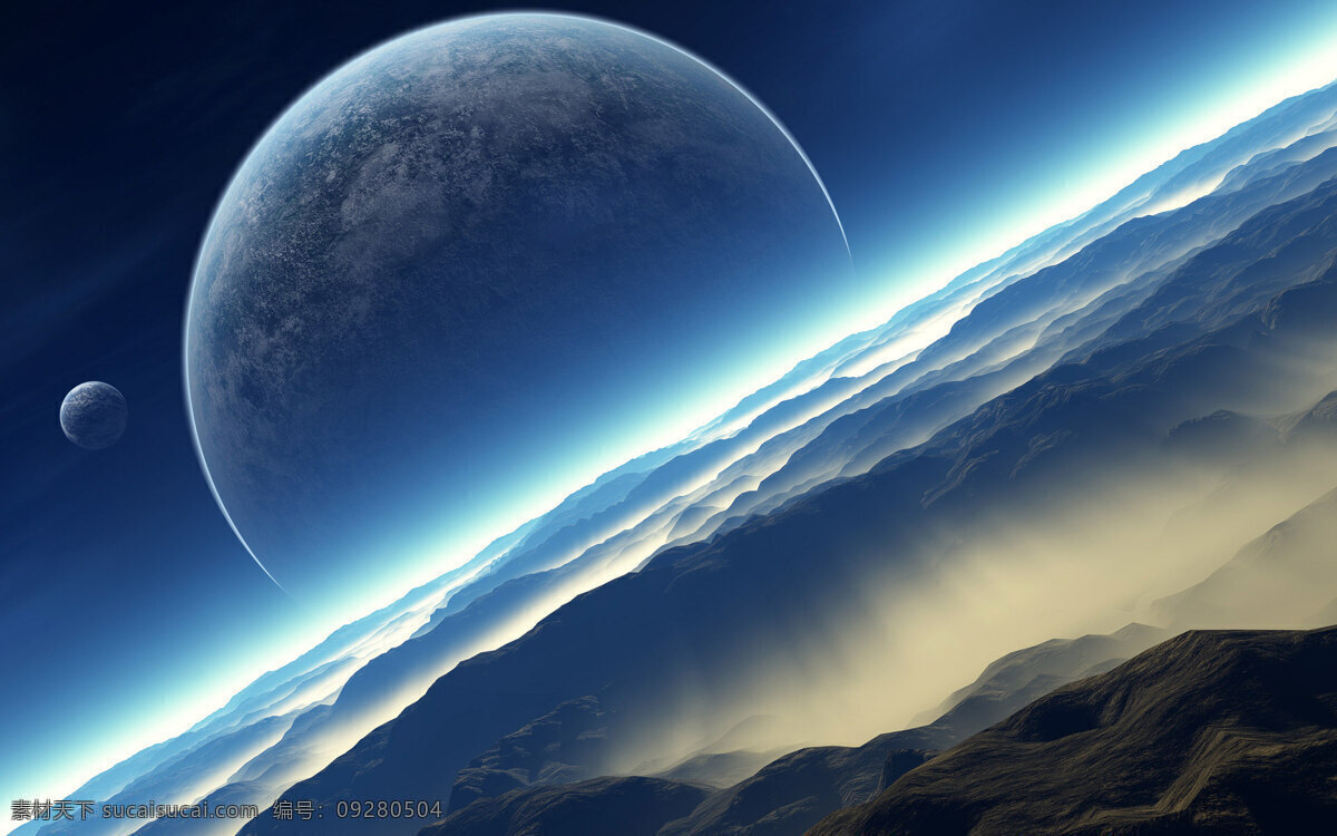 无限星空 星空 幻想 自然景观 摄影图库