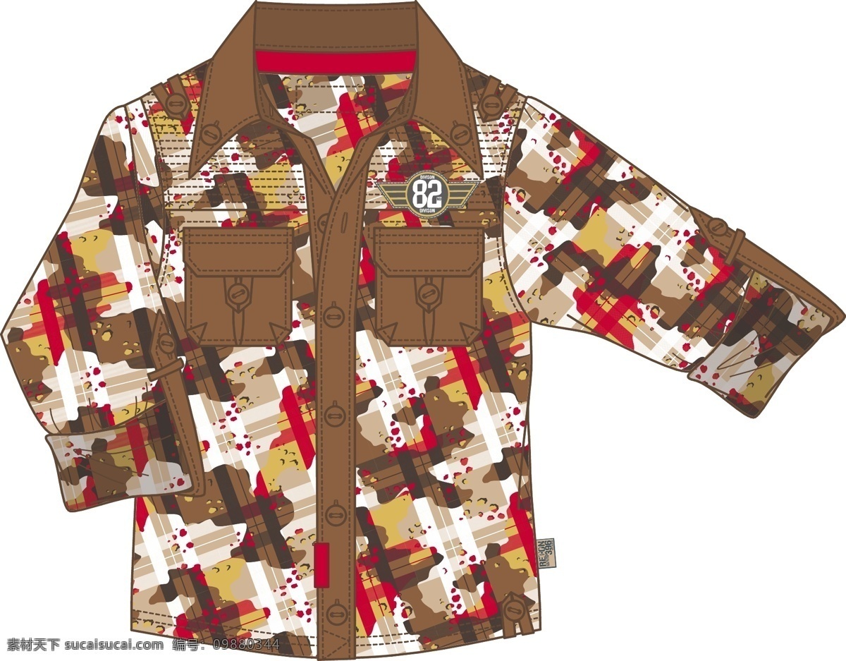 衬衫 服装设计 服装款式图 款式图 版型 童装 矢量 服装