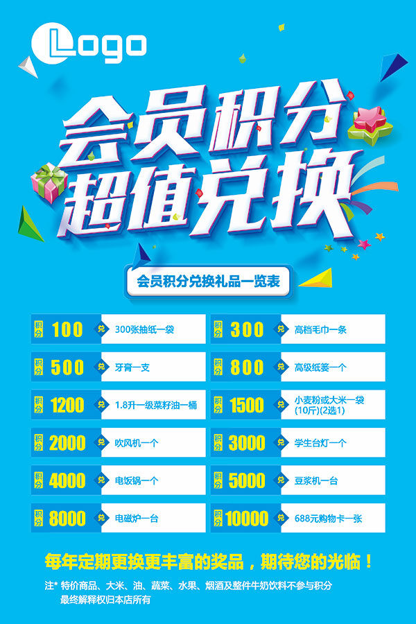 会员 积分 兑换 海报 分层 积分活动海报 会员积分 兑换超值 vip会员 兑换礼品 青色 天蓝色