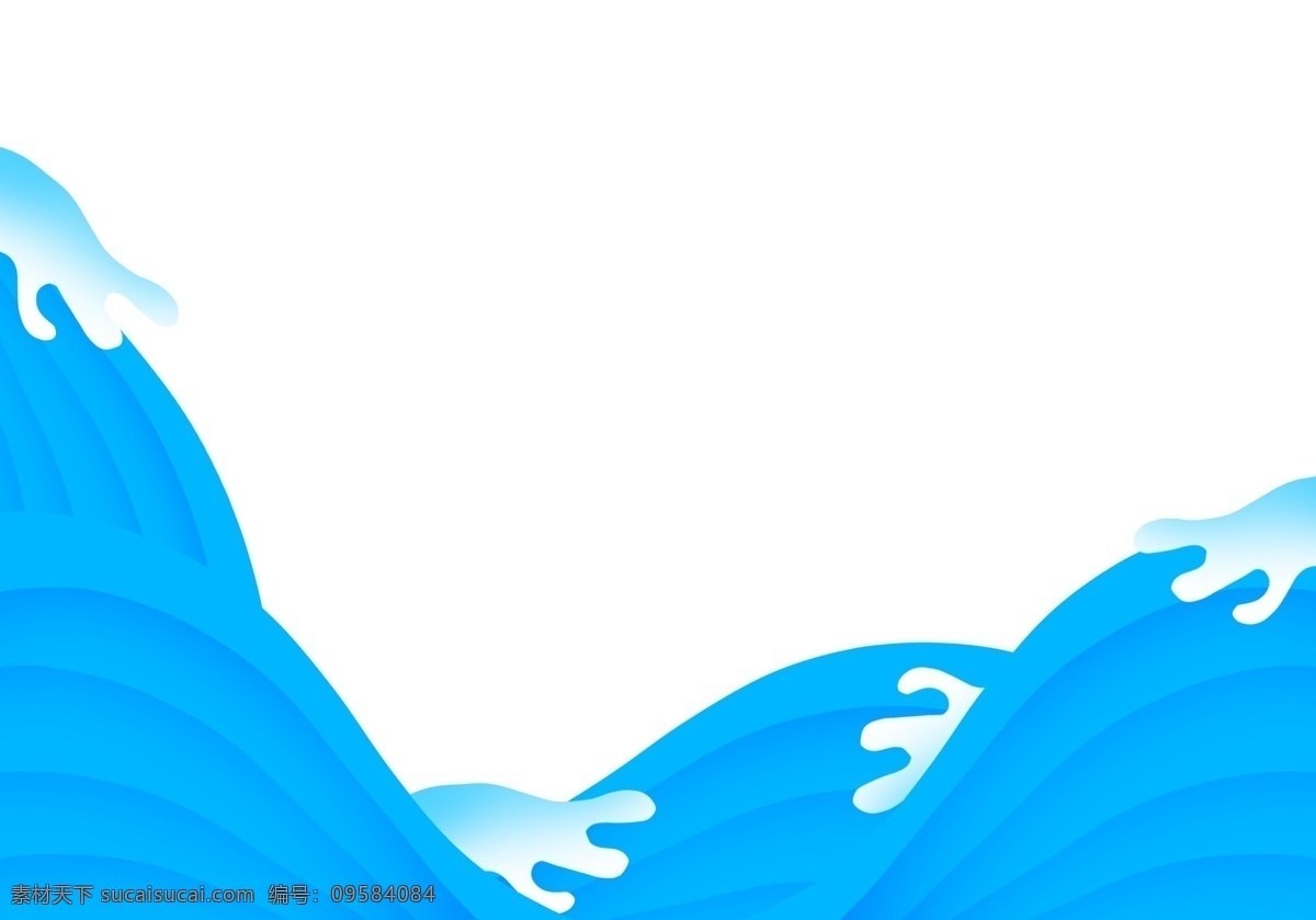 海洋海浪图案 大海 波涛 效果