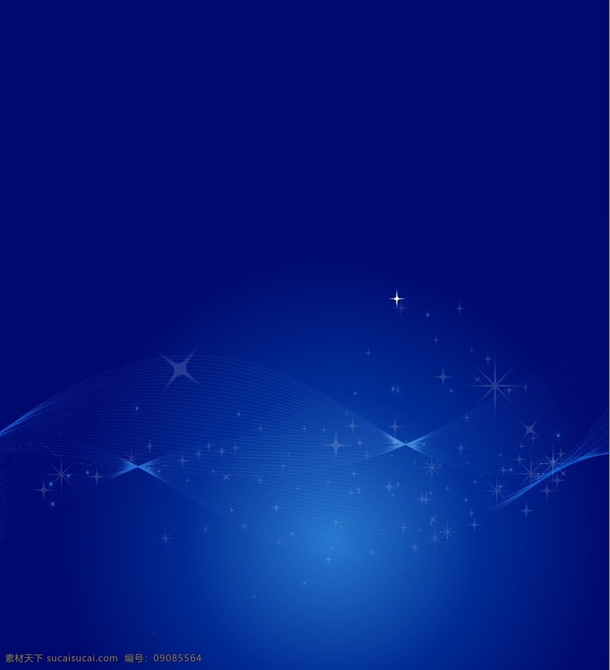 蓝色 星河 矢量 星星 矢量素材 设计素材