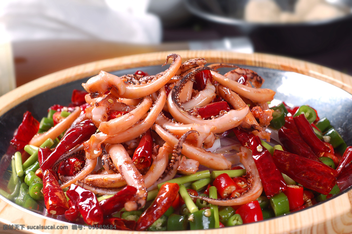 香辣鱿鱼须 美食 传统美食 餐饮美食 高清菜谱用图