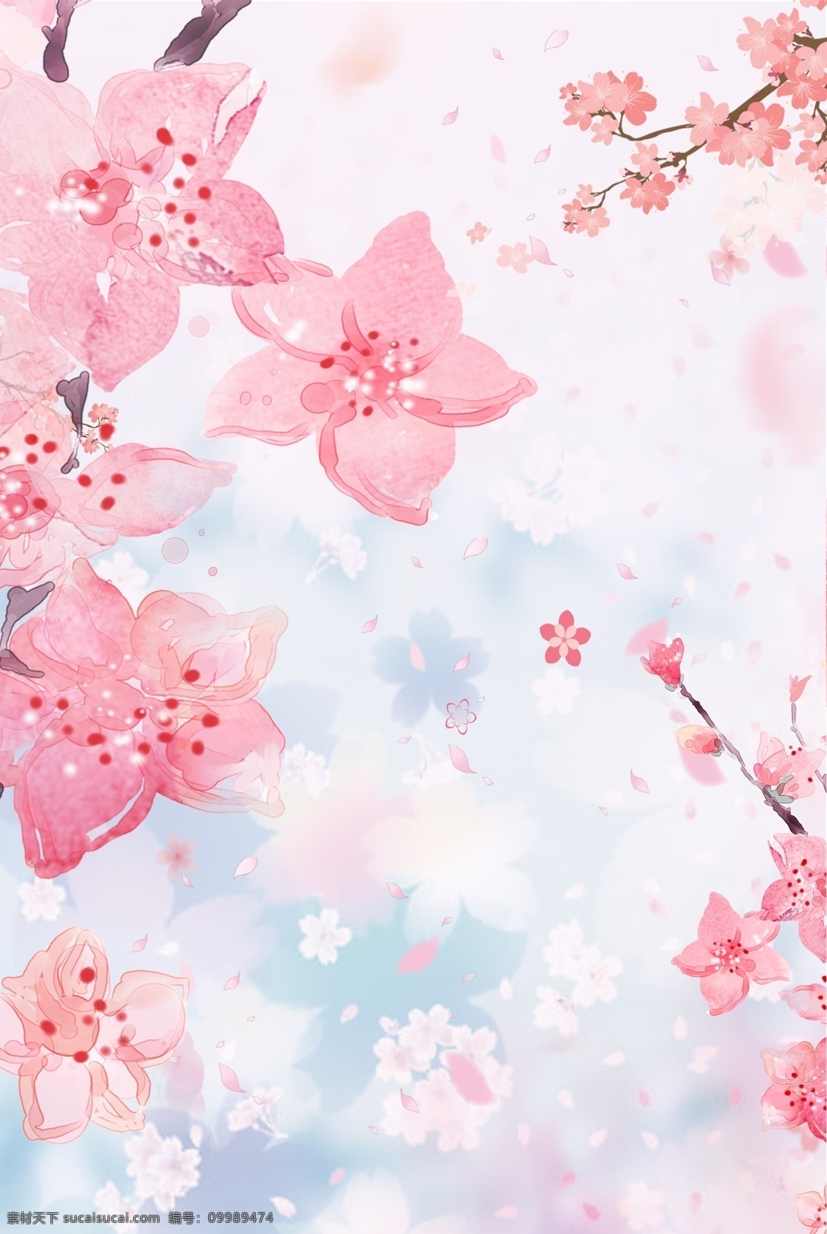 唯美 桃花 花瓣 特写 背景 桃花节 春天 春季 清新 春季上新 桃花树 十里桃花