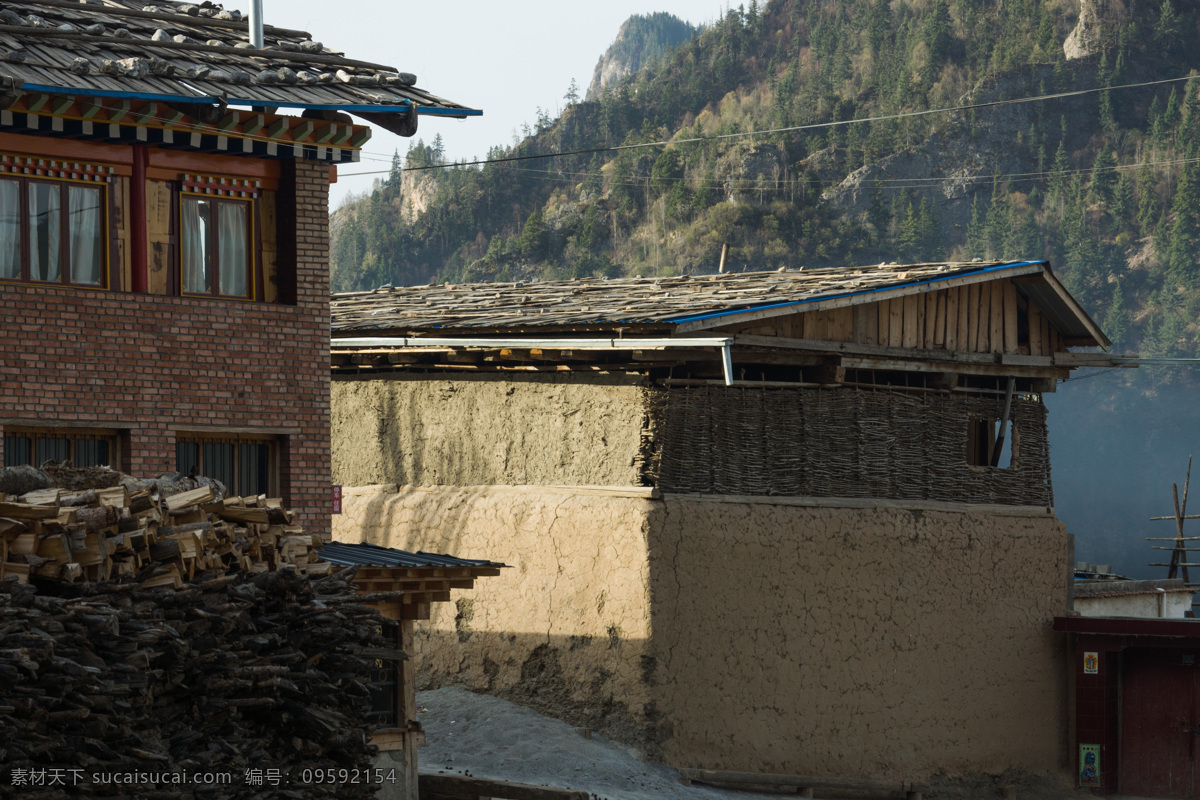 扎 尕 藏 寨 民居 扎尕那 甘南 藏寨 民房 房屋 农舍 山村 山乡 藏族传统民居 甘南风光 旅游摄影 国内旅游
