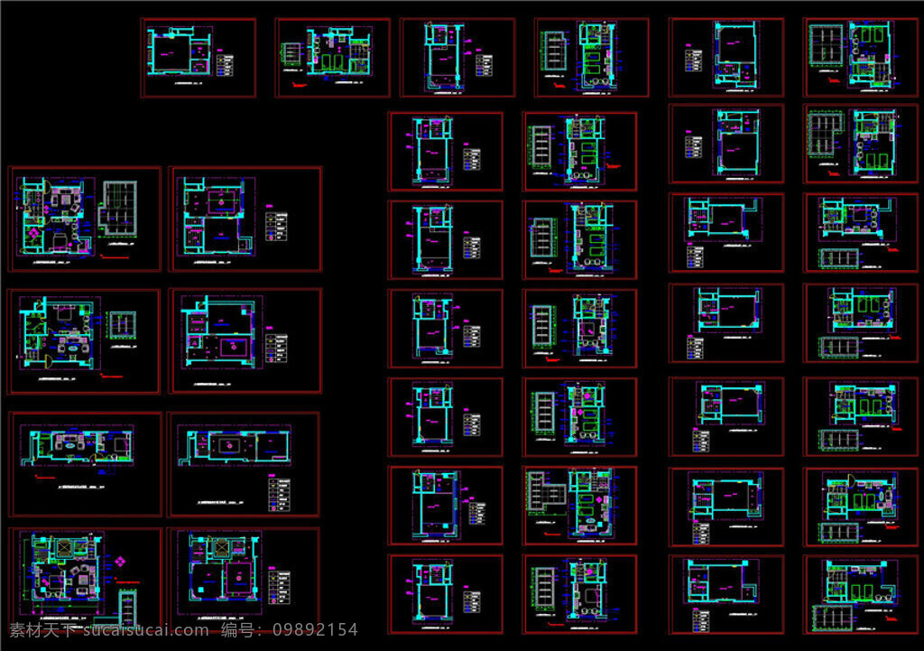 标准 客房 家私 cad 布置图 建筑 cad图纸 别墅 工程图 建筑环境设计 建筑施工图 建筑设计 建筑图纸 源文件 dwg 黑色