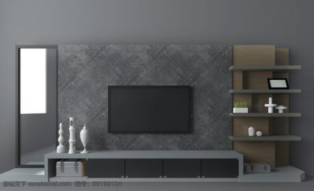 3d 3d模型 室内设计 室内模型 室内3d模型 渲染模型 单体模型 家具模型 3d家具 3dmax 模型 电视柜 电视墙 壁柜 3d设计 max