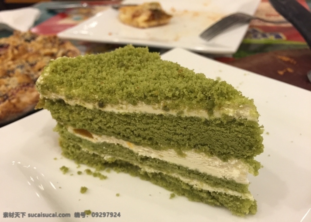 抹茶蛋糕 抹茶 蛋糕 绿色 爽口 北京游玩摄影 餐饮美食 西餐美食