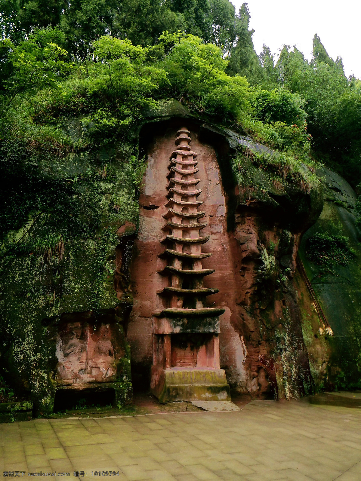 安岳石刻 舍利塔 雕刻 艺术 国内旅游 旅游摄影