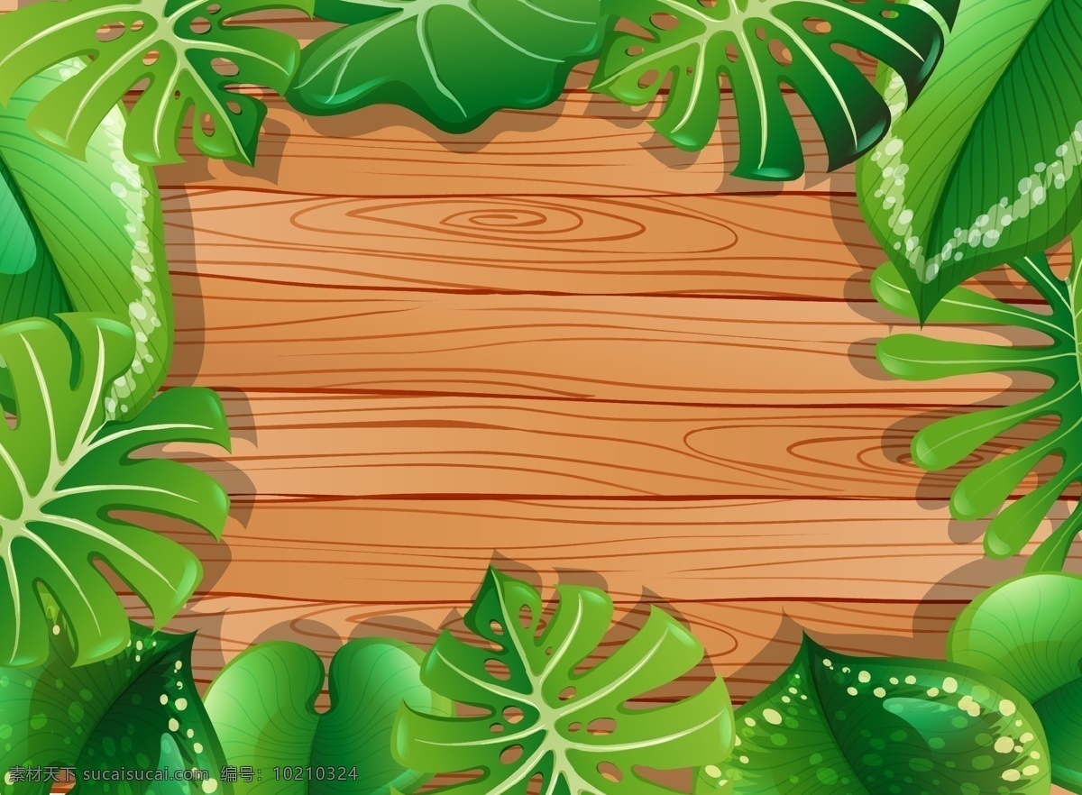 植物边框图片 植物边框 边框 卡通边框 边框素材 背景 木板 木纹 花草 花背景 底纹边框 边框相框