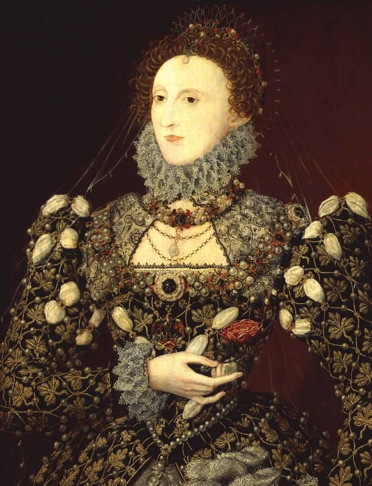 英国 女王 伊丽莎白 一世 伊丽莎白一世 名画 名人 文人杀气 文化艺术 绘画书法