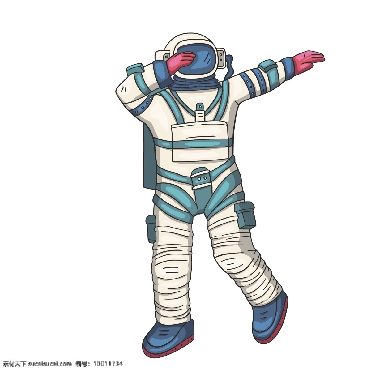 宇航员 卡通 插画 宇航员插画 卡通宇航员 太空主题插画 人物插画 航空航天插画 涂鸦插画 动漫动画