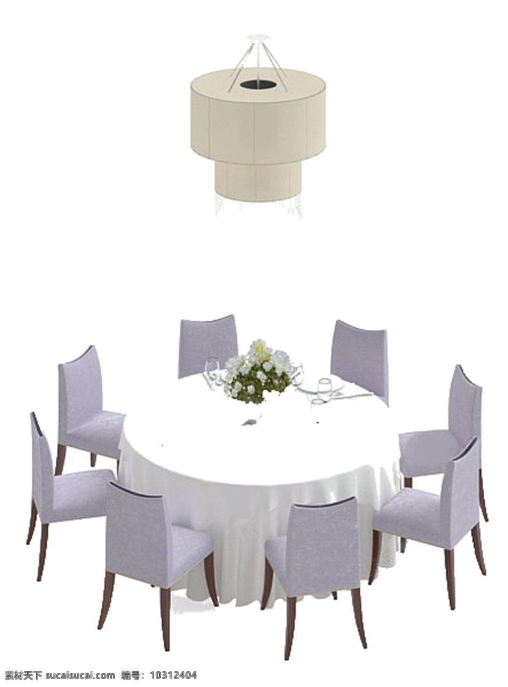 家具 组合 模板下载 餐桌椅 模型 靠枕 餐厅 饭店 餐椅 餐桌 有贴图 家具组合 max 白色
