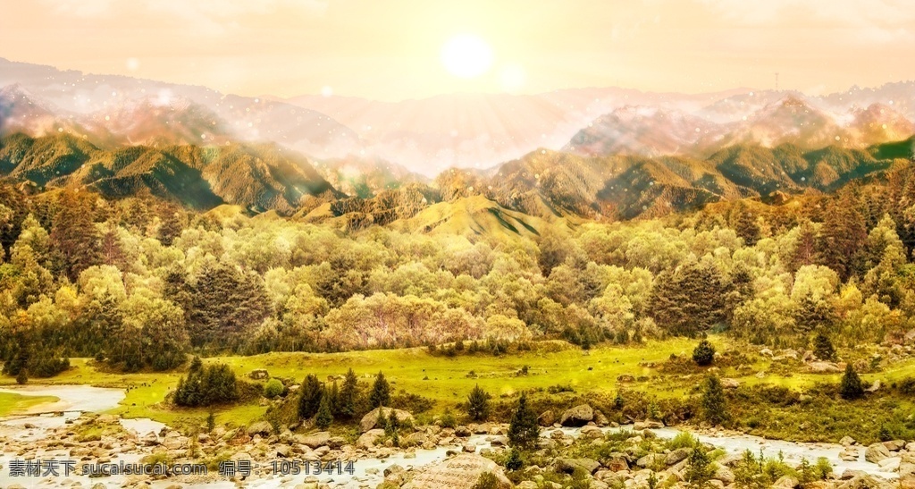 森林阳光 阳光 太阳 梦幻森林 梦幻 森林 丛林 树林 热带 雨林 童话 唯美 场景 背景 高清 合成 舞台背景 手绘森林 糖果森林 彩虹路 卡通森林 舞台场景 森林场景 分层