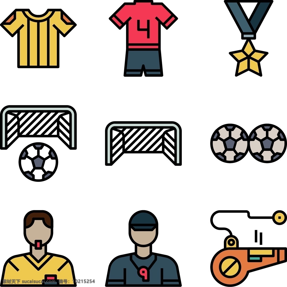 俄罗斯 世界杯 黑 边框 卡 通风 足球 矢量 图标 2018 欧冠 矢量足球 冠军 教练 球队 足球装饰 装饰图案 矢量装饰 足球风