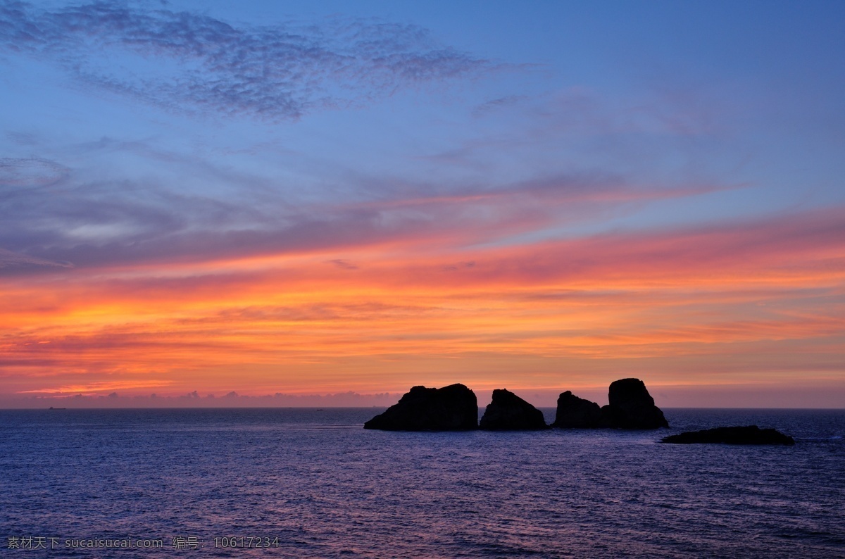黎明 日初 大海 渔山岛 海岛 浙江 自然景观 山水风景