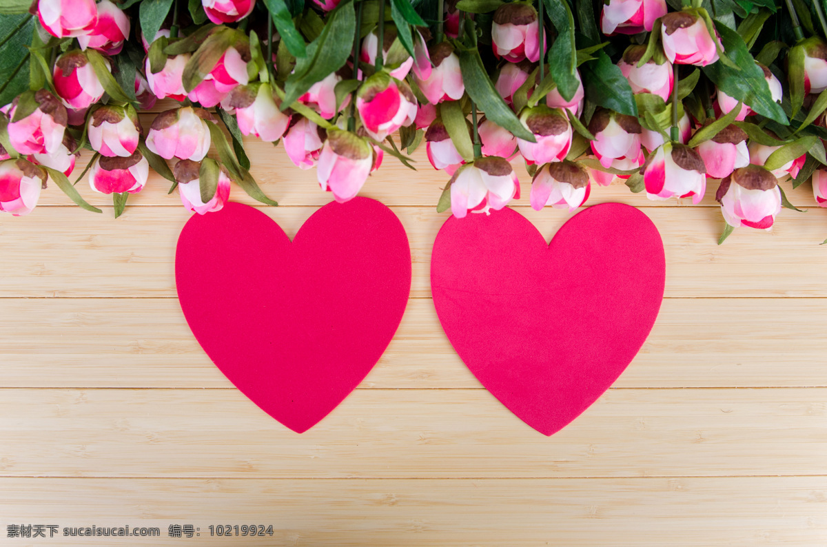 情人节 玫瑰 木板 心形 符 號 心形符號 心型符号 爱心 一对爱心 玫瑰花 粉色玫瑰 生活百科 生活素材