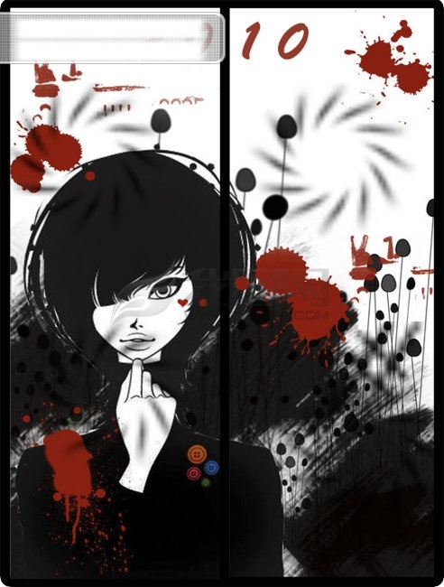 前卫时尚美女 前卫时尚 美女图片 2010 两门图 黑色