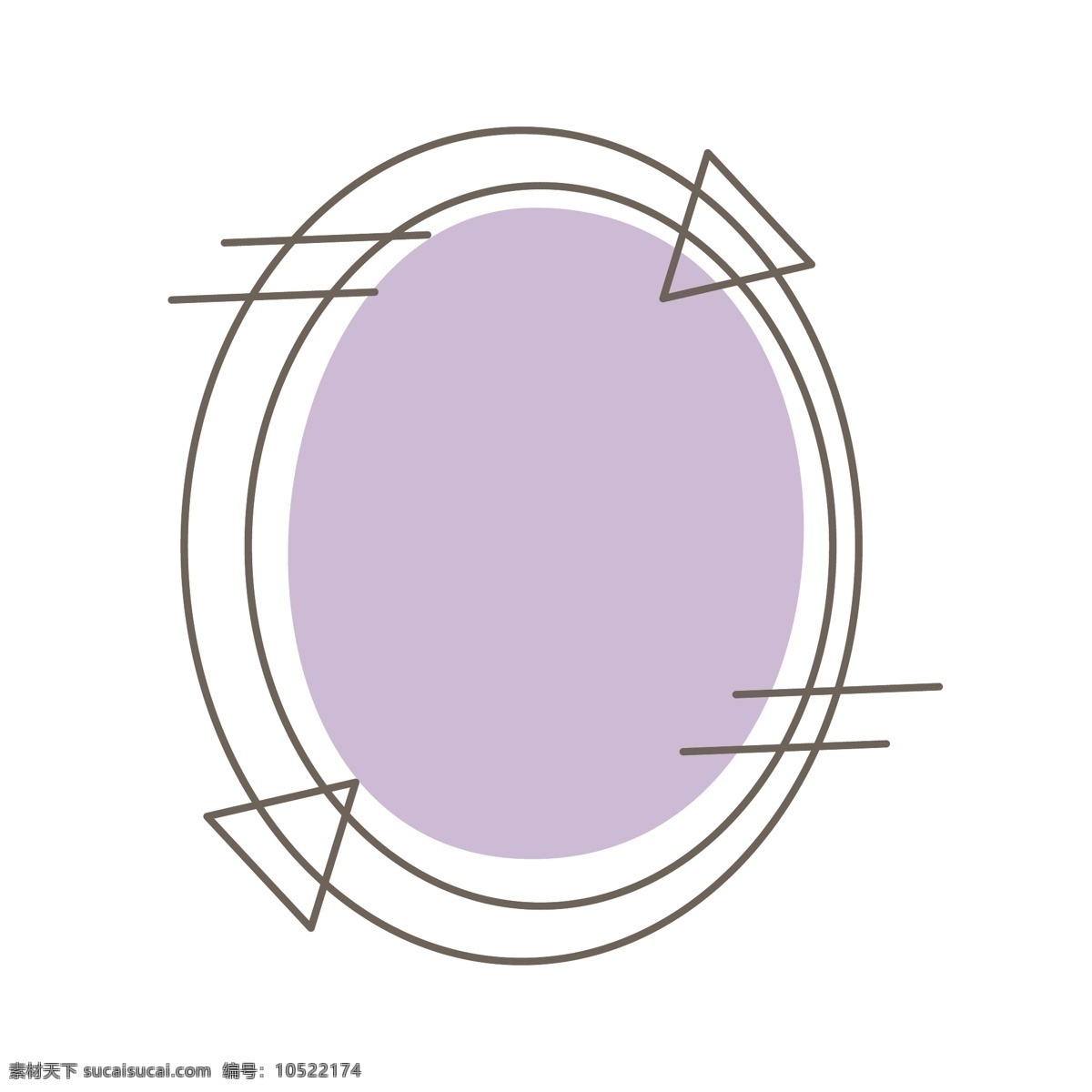 矢量 卡通 扁平化 紫色 几何图形 边框 几何图形边框