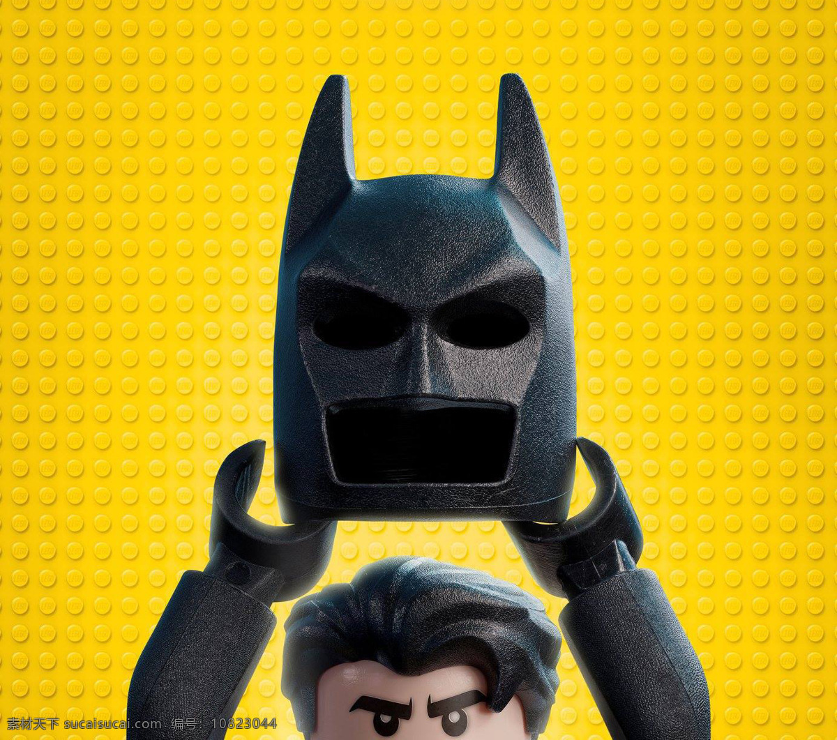 乐高大电影 蝙蝠侠 华纳出品 动画 动画片 搞笑 头盔 黑色 面具 超人 电影 小男孩 动漫动画 动漫人物