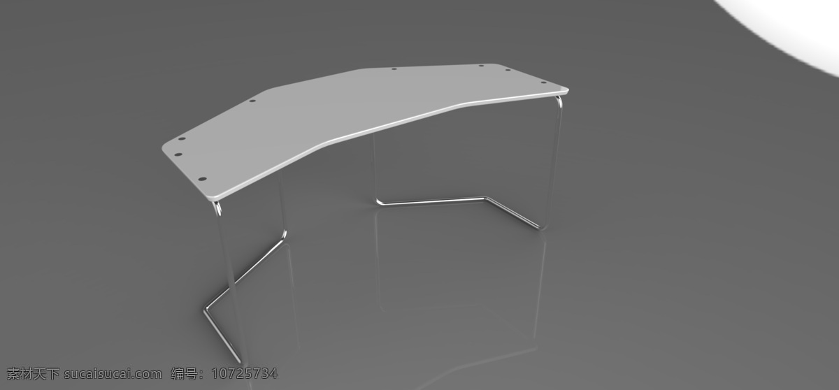 nec 显示 解决方案 在制品 zc futuredesk 3d模型素材 家具模型