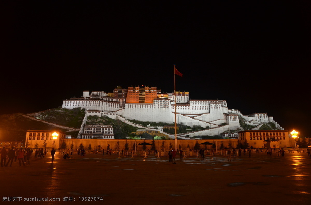 布达拉宫夜景 西藏 拉萨 布达拉宫 夜景 骑行 川藏线 骑行川藏线 国内旅游 旅游摄影