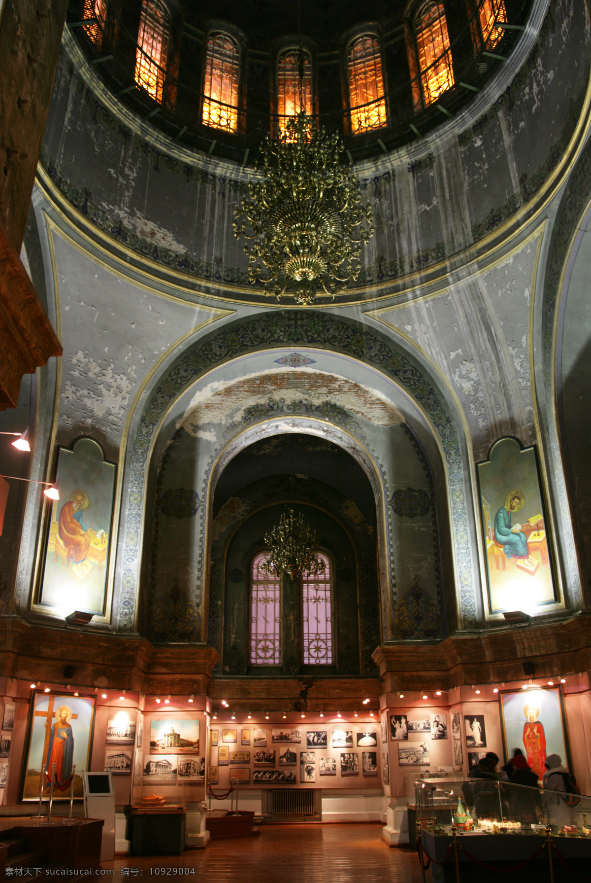 哈尔滨 圣索 菲亚 教堂 圣索菲亚 欧式建筑 夜景 旅游摄影 摄影图库