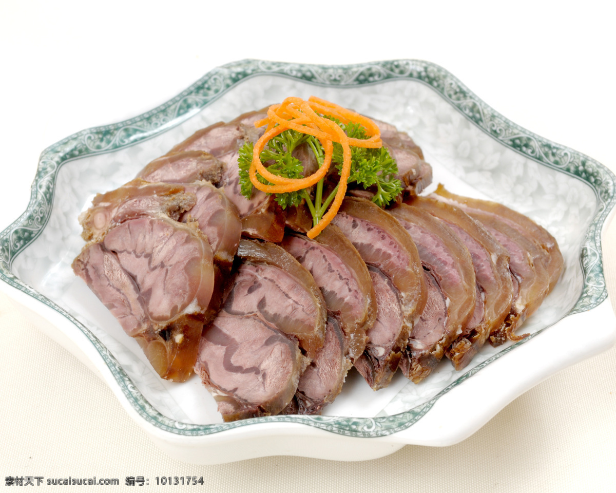 猪头肉 肉片 牛肉 凉肉 传统美食 餐饮美食