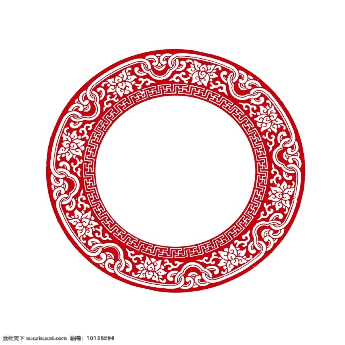 红色 圆弧 创意 喜庆 剪纸 元素 庆祝 弯曲 弧度 圆形