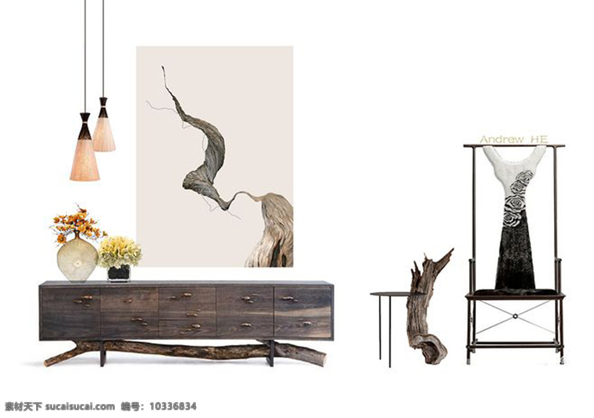 地产 家具元素 沙发 屏风 椅子 灯 客厅 元素 家具 动物 室内广告设计