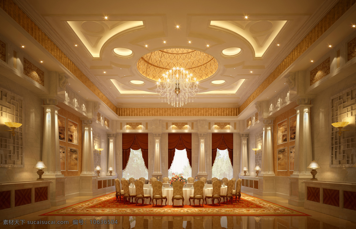 餐厅包厢 3dsmax cg 室内 装潢 工装 家装 室内设计 建筑 酒店 效果图 渲染图 环境设计