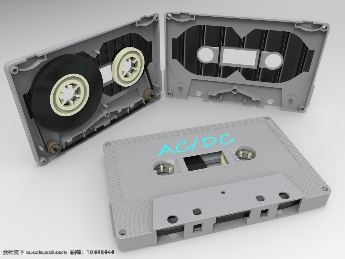 盒式 录音 磁带 音乐 音频 kassette nx 3d模型素材 其他3d模型