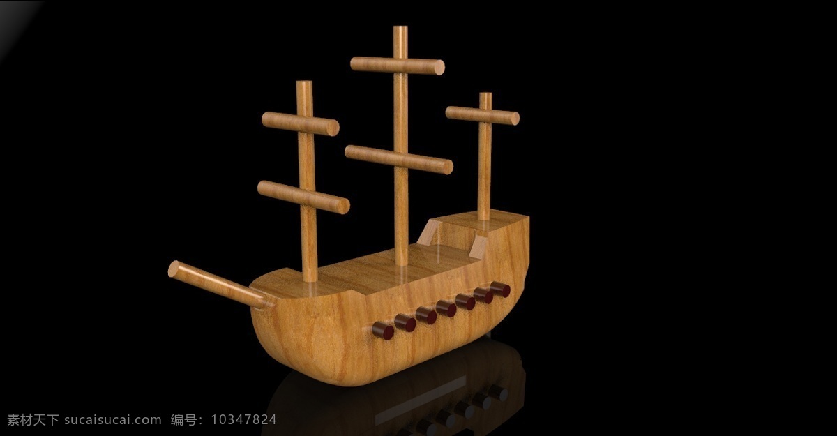 玩具船 船 木材 玩具 帆船 sat 白色