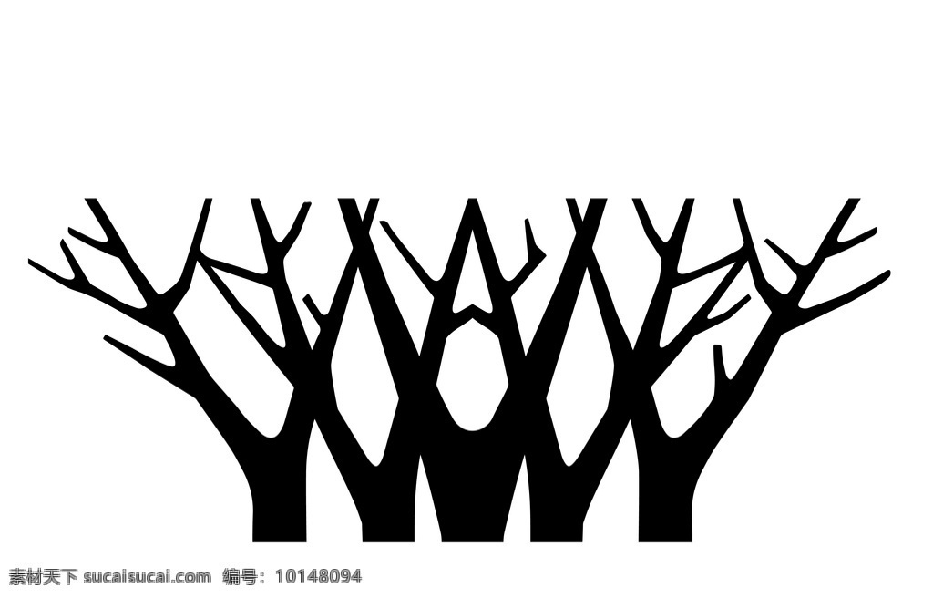 树枝图片 树枝 树杈 矢量图 底纹边框 背景底纹