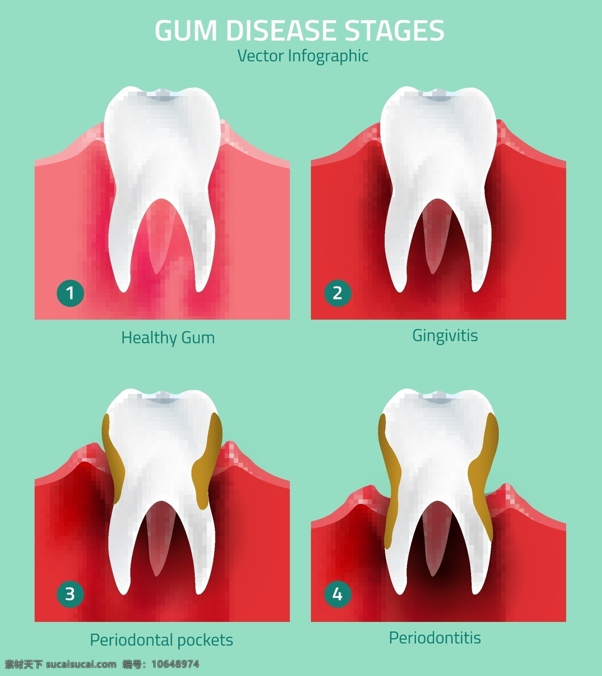 矢量牙齿 牙膏 牙刷 保护牙齿 牙齿 广告设计模板