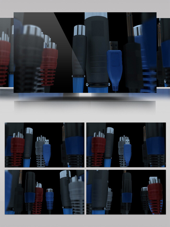 复古 电器 家电 接头 口 视频 高清视频素材 视频素材 动态视频素材 蓝色 线头 家用 家饰