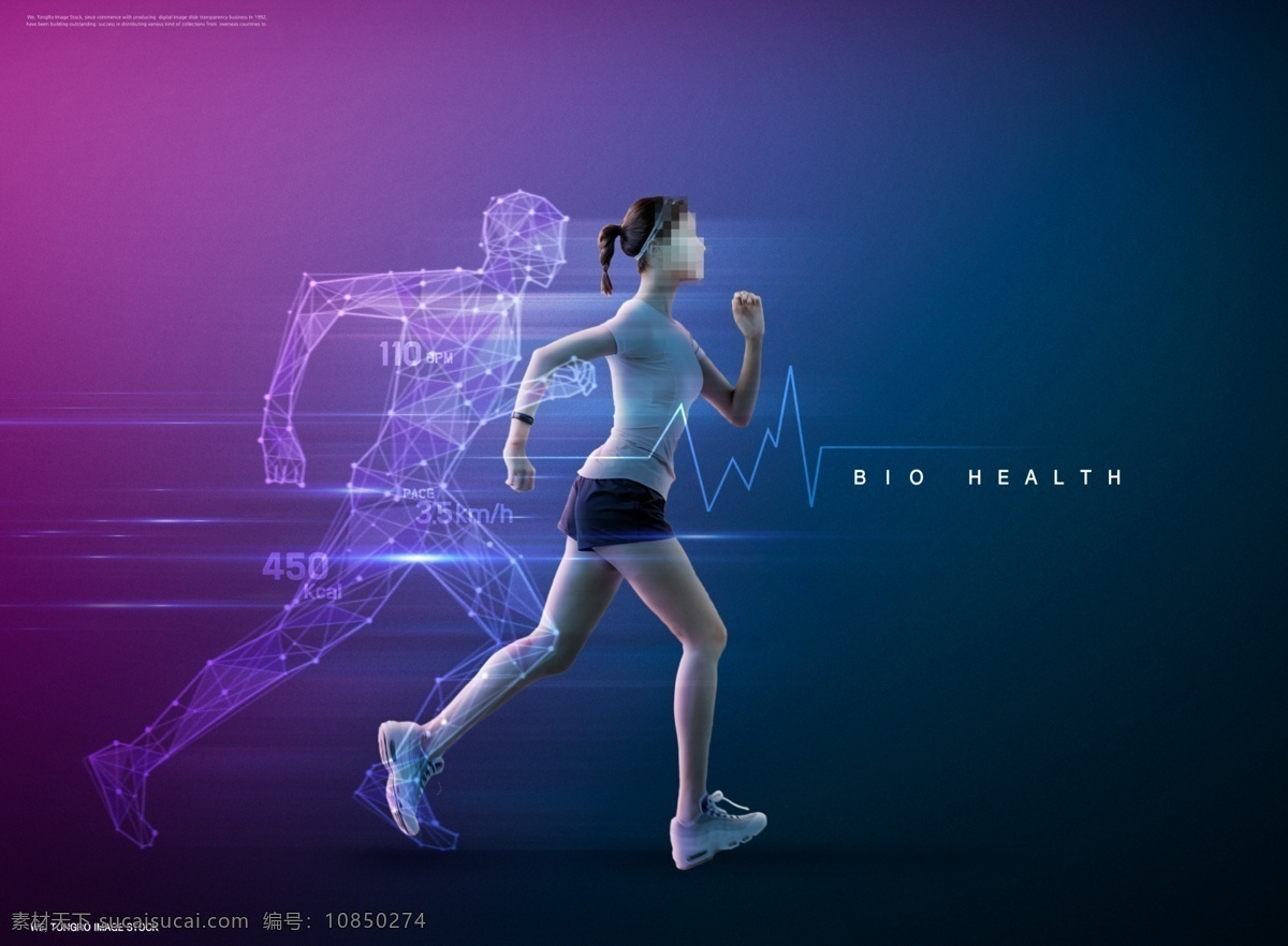 健身海报 健身运动 女人健身 健身女人 美女健身 美女云朵 线条人物 几何线条人物 多边形人物 跑步 跑步人物 女人跑步 跑步女人 紫色渐变背景 蓝色背景 速度背景 速度感 速度光束 速度光效 运动数据 马拉松 跑步比赛 健康生活 体育用品 人物图库 女性妇女