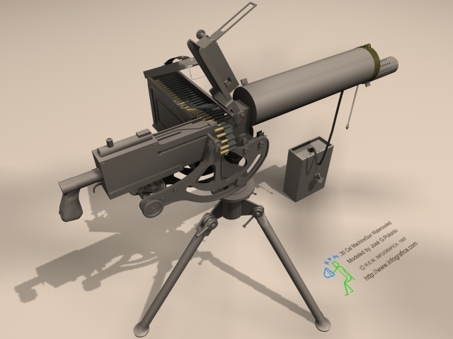 3d设计 3d作品 max 设计图库 武器 机枪 模型 设计素材 模板下载 机枪模型 3d模型素材 其他3d模型