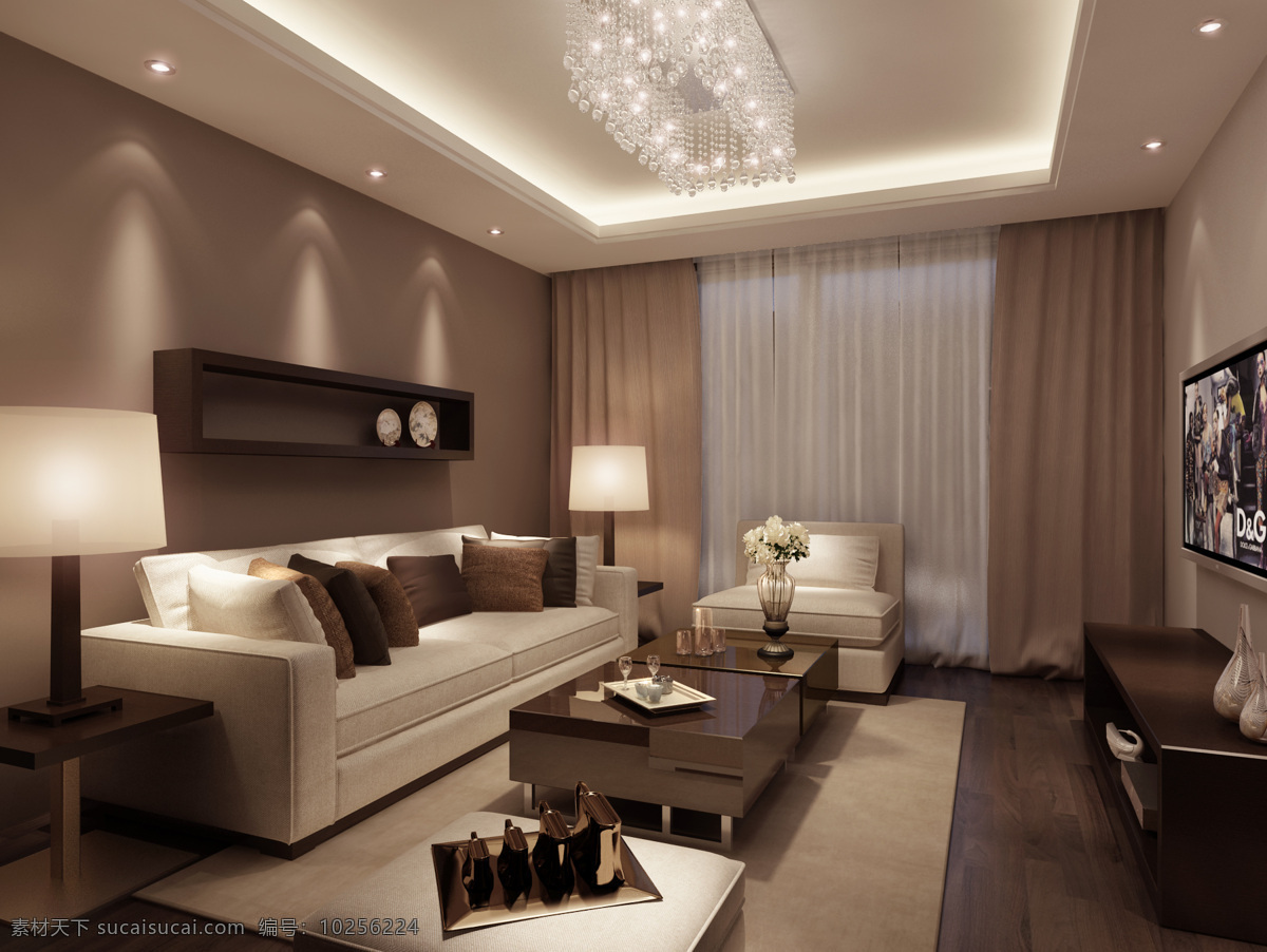 客厅 效果图 灯 地板 客厅效果图 沙发 现代 3d 贴图 材质