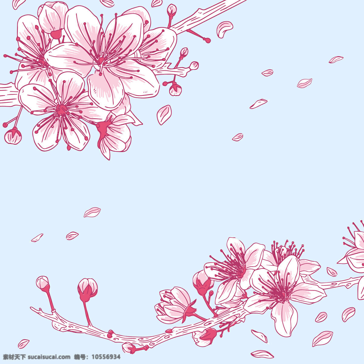 樱花壁纸 背景图片 樱花 樱花树 植物花卉 高清 图片壁纸