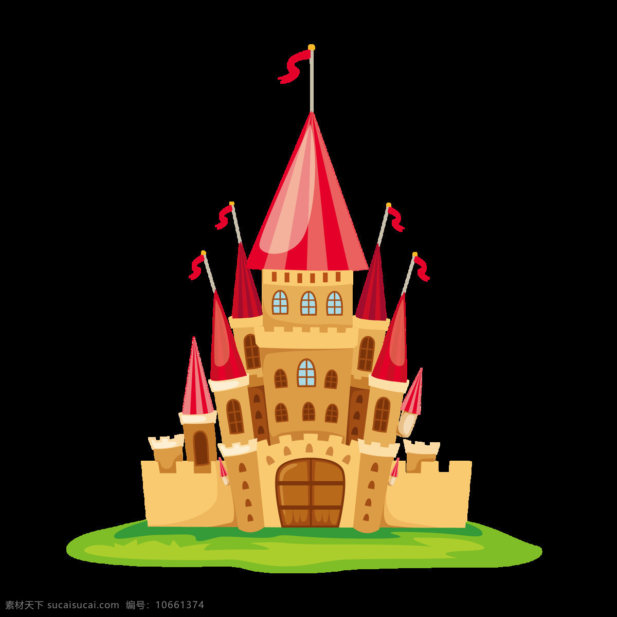 卡通 欧式 城堡 图案 元素 建筑素材 欧式城堡 彩色城堡 白色 房子大全 房子素材 高楼 卡通房屋 建筑家居