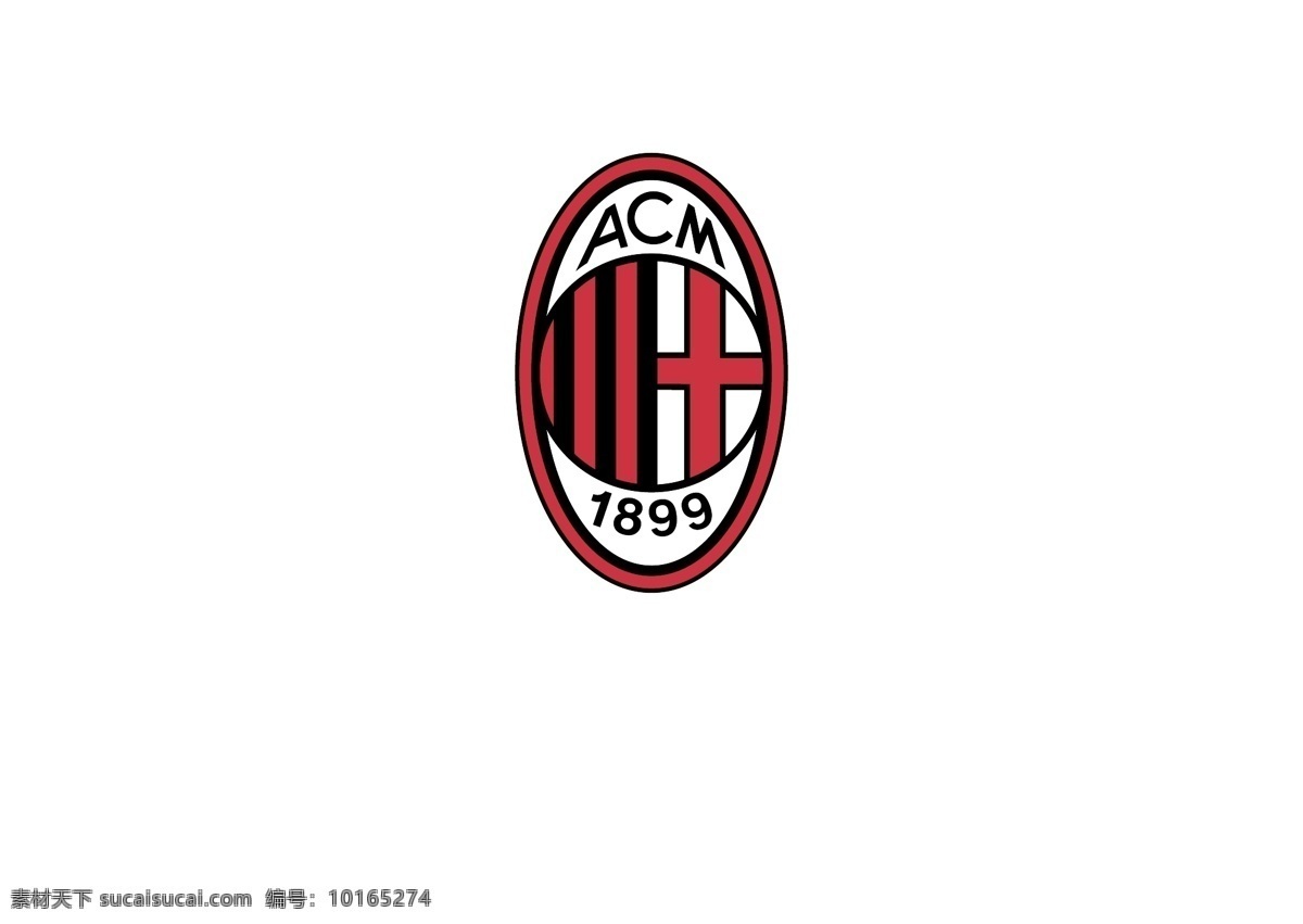ac 米兰 足球 俱乐 标志 标准 矢量 版 红黑 欧冠 意大利 俱乐部 标志图标 企业 logo