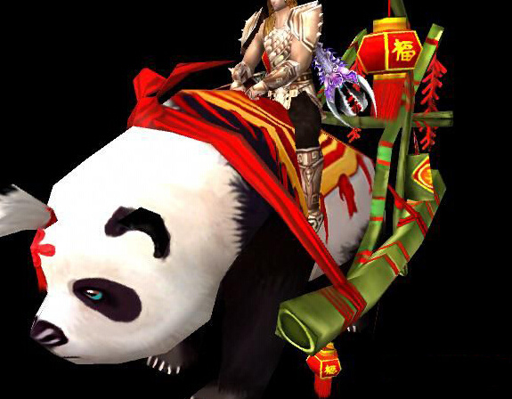 熊猫 坐骑 模型 3d模型 熊猫素材 熊猫坐骑模型 3d模型素材 其他3d模型