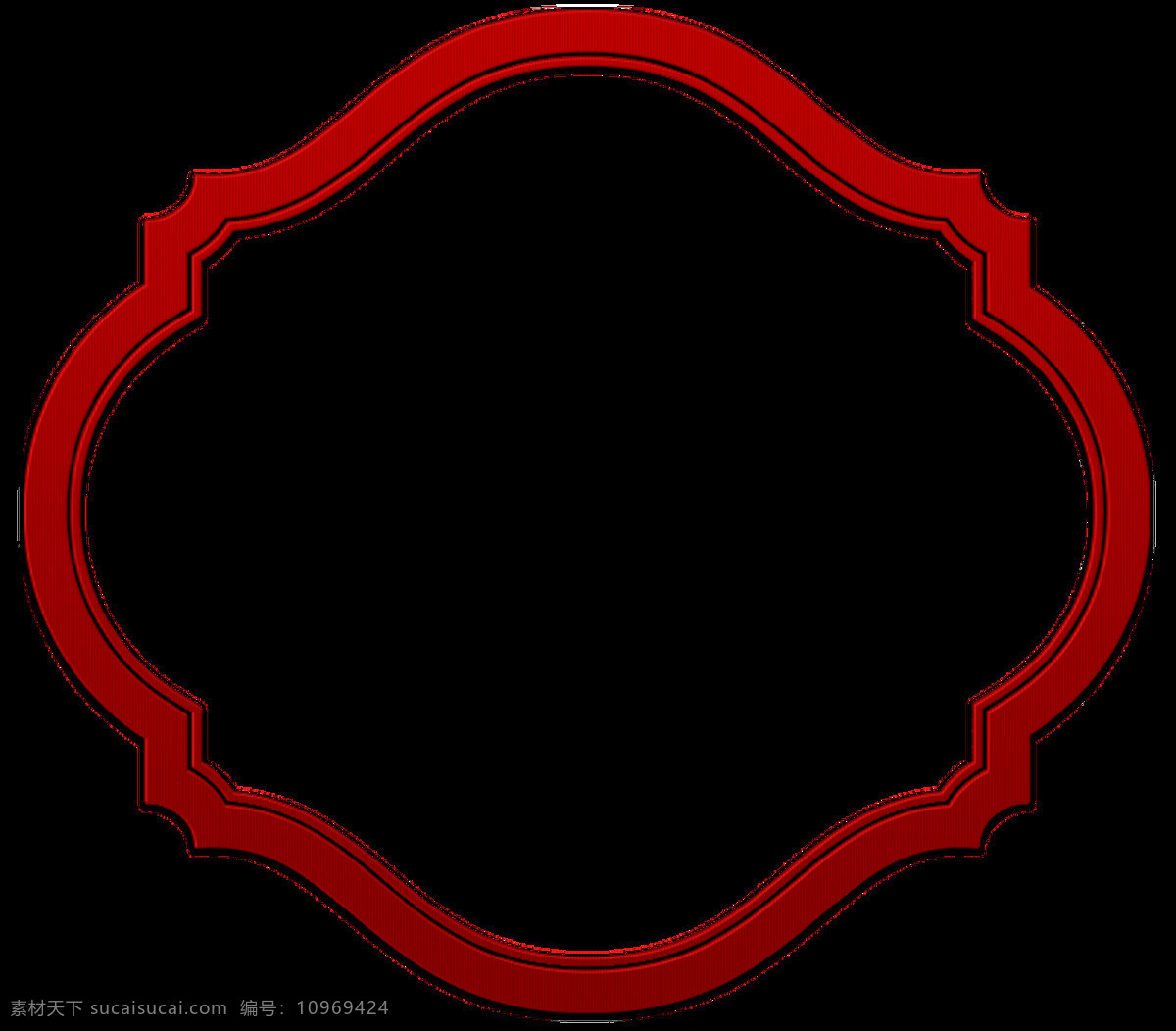 红色 欧式 边框 透明 透明素材 设计素材 淘宝素材 海报设计装饰 装饰图案 抠图专用 装饰