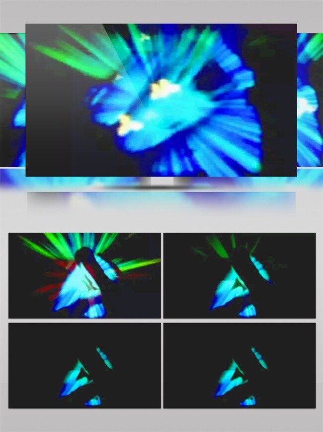 蓝色 闪光 视频 炫光蓝色 华丽炫光 蓝色光束 高清视频素材 3d视频素材 蓝光闪烁 电脑屏幕保护