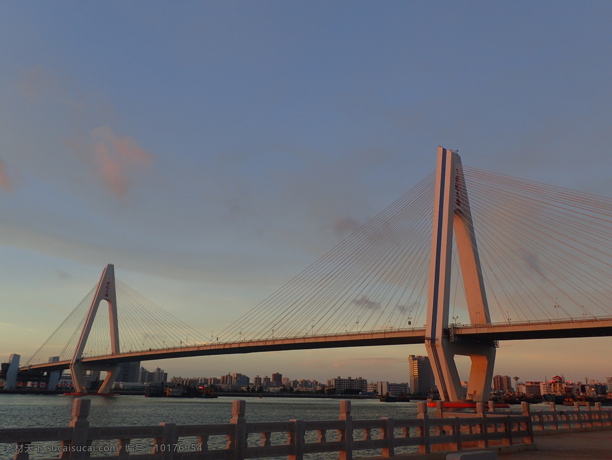 世纪大桥 桥 海口 大桥 海 城市 海边 海边城市 自然景观 建筑景观