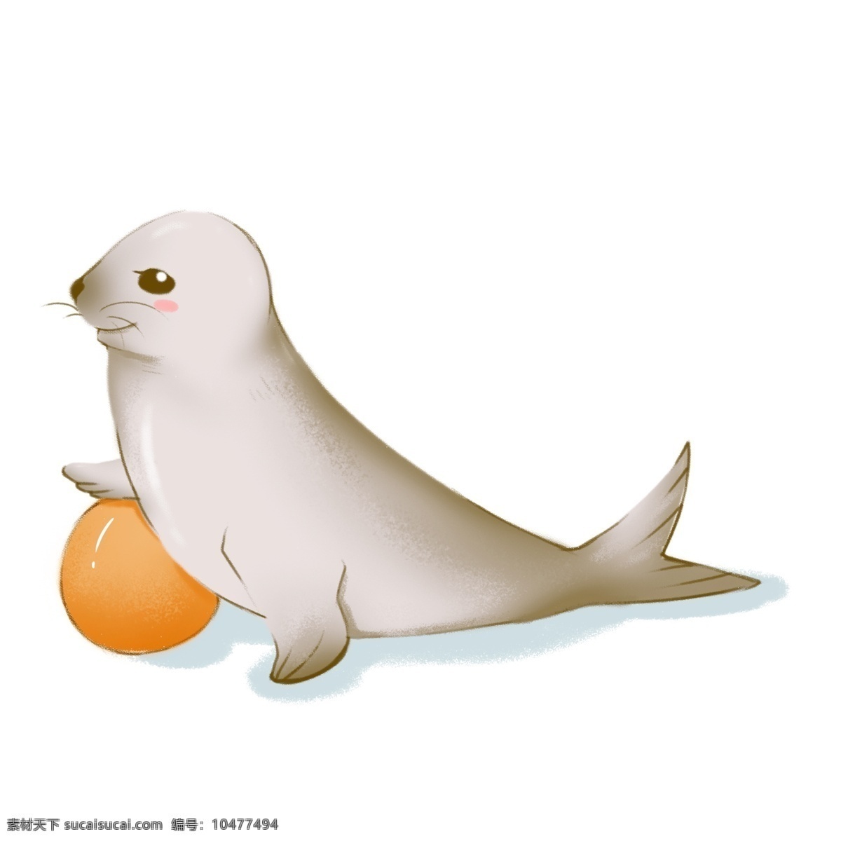 可爱 手绘 棕色 海豹 玩耍 宝宝 冬季 动物 清新 温馨 可爱动物 手账素材 小海豹 海报 动物插图 卡通 卡通插图 创意卡通 插图