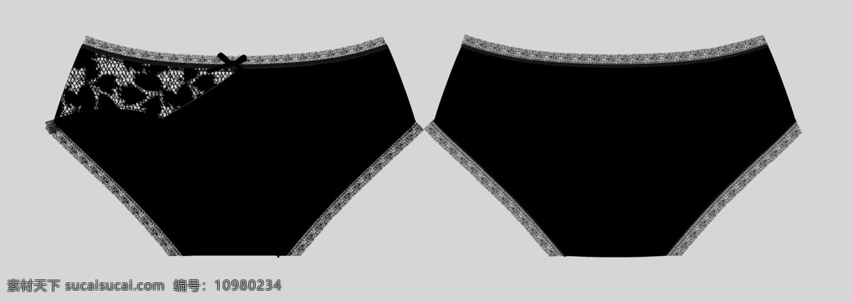 性感 最新 款式 黑色 蕾丝 带 蝴蝶结 女士 内裤 错 ps 纯 颜色 更改 不规则 树叶 花纹 图稿
