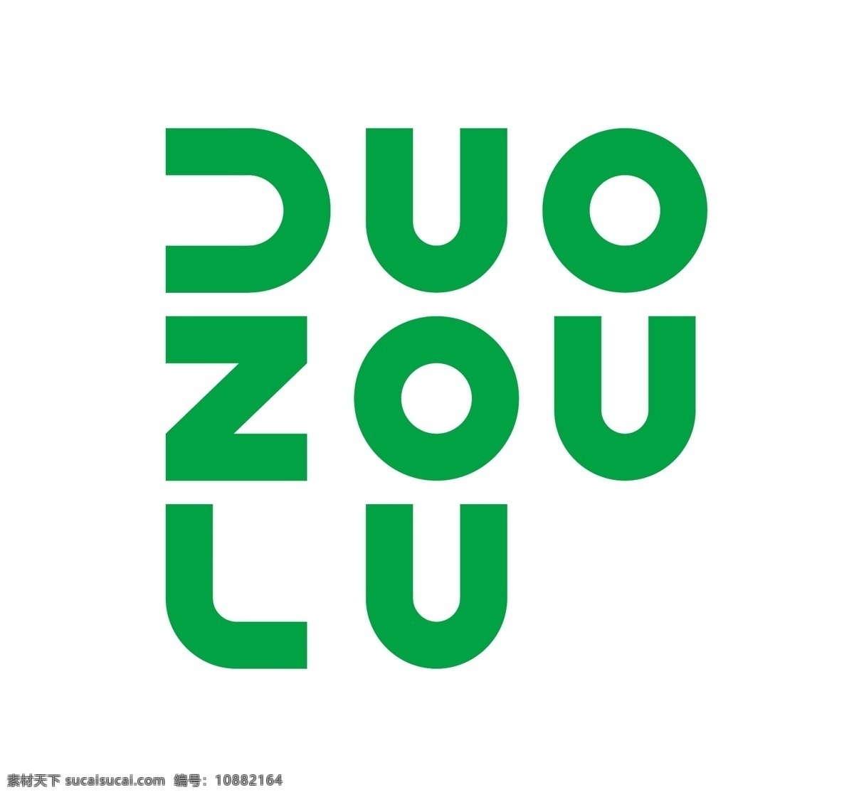 duozoulu 多走路 矢量 高清logo 标志 logo设计