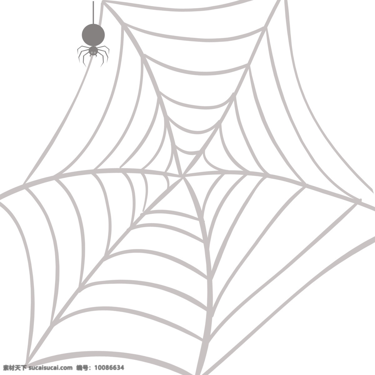 蜘蛛网 创意 蜘蛛 元素 复活节 蛛网 卡通手绘 西方鬼节 危险 黑色 手绘蜘蛛网